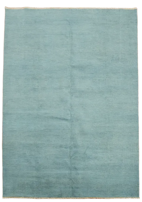 Soft Sky Blue Gabberh Area Rug for a Tranquil and Stylish Home 7'x10'