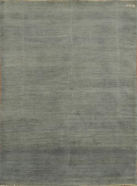 Modern Gray Wool Gabbeh Oriental Rug 5x7