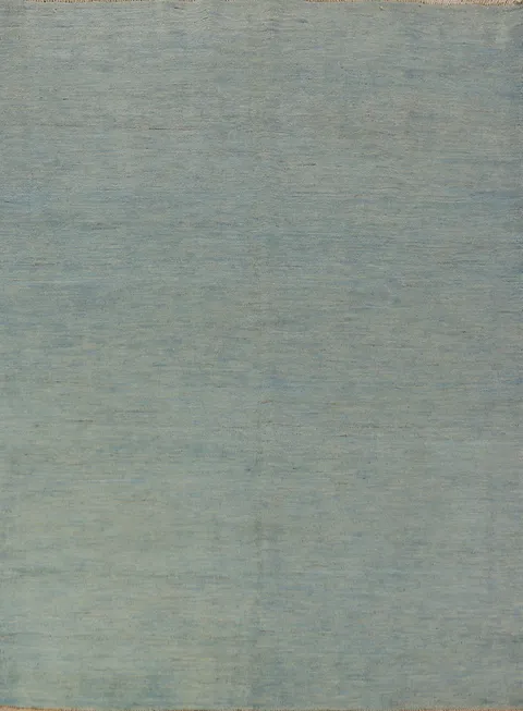 Light Blue & Green Modern Gabbeh Oriental Rug 5x6