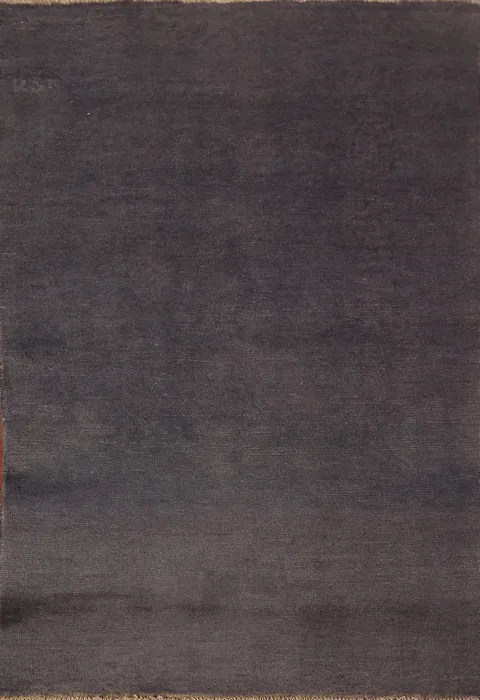 Gray Wool Modern Gabbeh Oriental Rug 3x5
