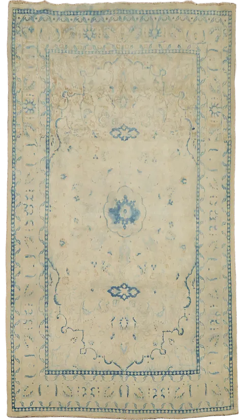 Handmade Wool Kashan Persian Area Rug 6x10