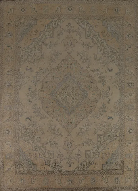 Handmade Wool Tabriz Persian Area Rug 10x13