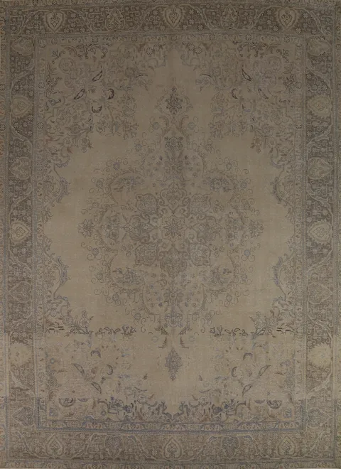Wool Medallion Tabriz Persian Area Rug 10x13