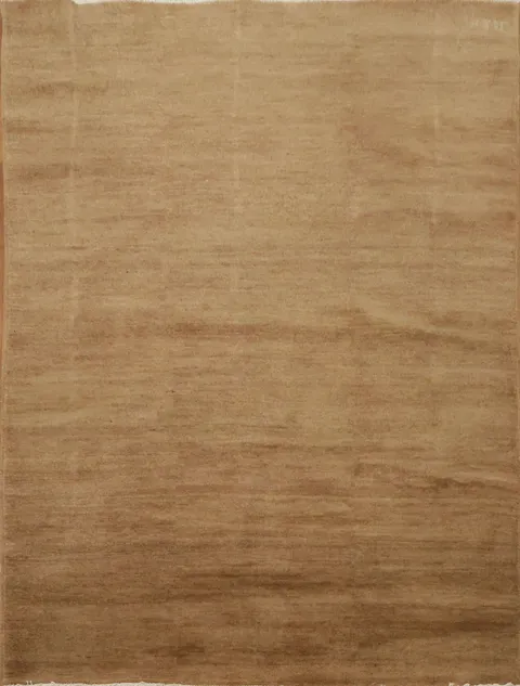 Brown Gabbeh Wool Modern Rug 5x7