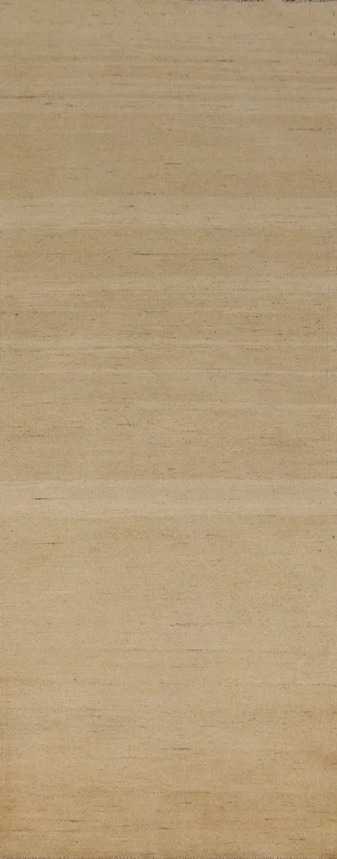 Striped Wool Gabbeh Modern Runner Rug 3x10