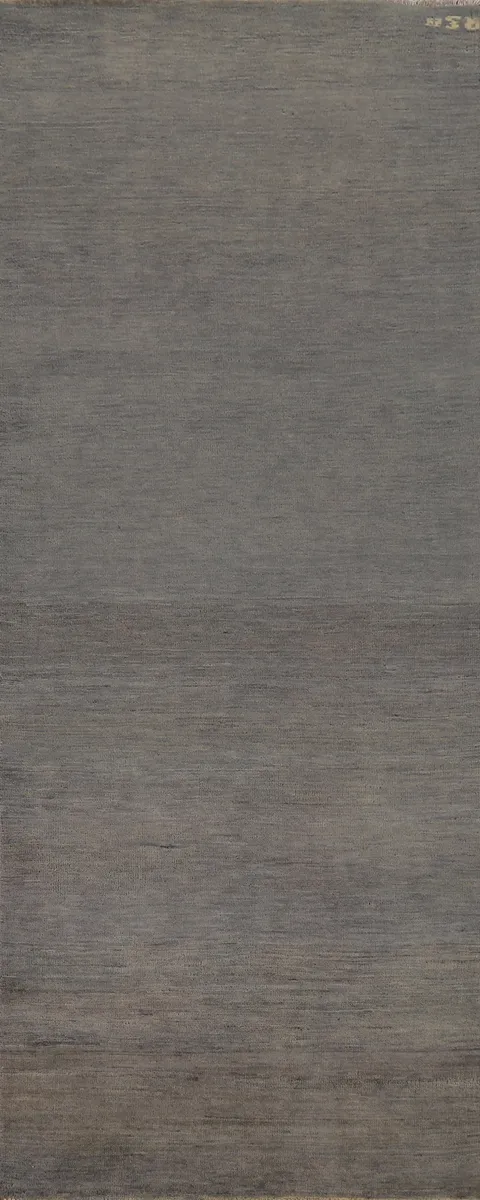 Contemporary Wool Gabbeh Oriental Runner Rug 3x9