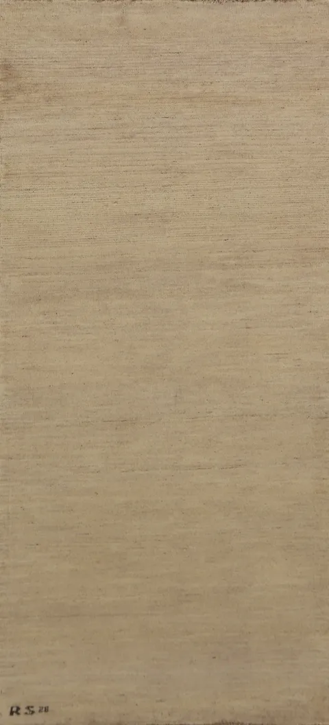Beige Modern Gabbeh Oriental Runner Rug 3x8
