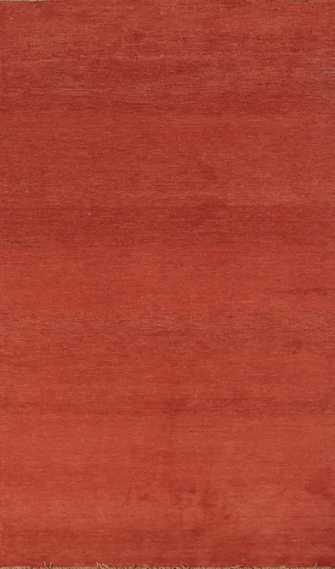 Striped Wool Gabbeh Oriental Rug 3x6