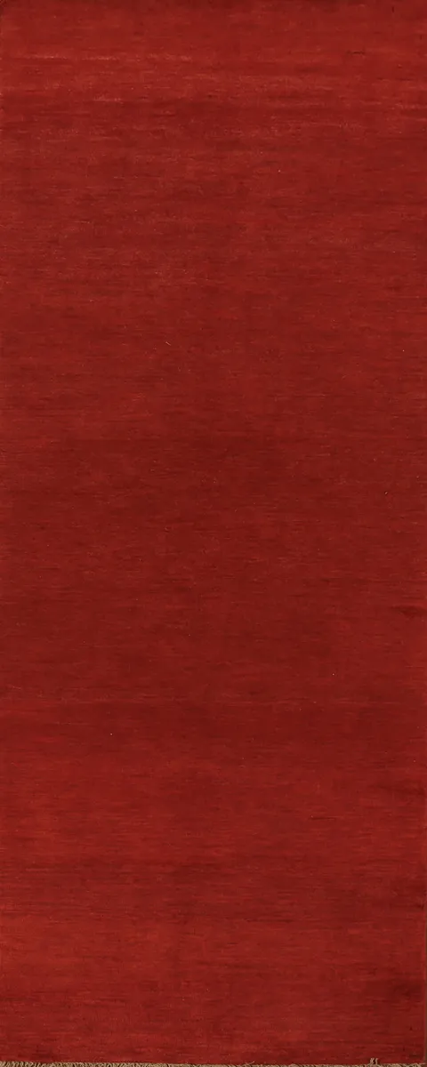 Wool Gabbeh Modern Runner Rug 3x10