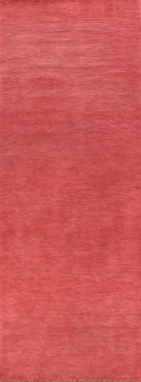 Handmade Pink Gabbeh Oriental Runner Rug 3x12