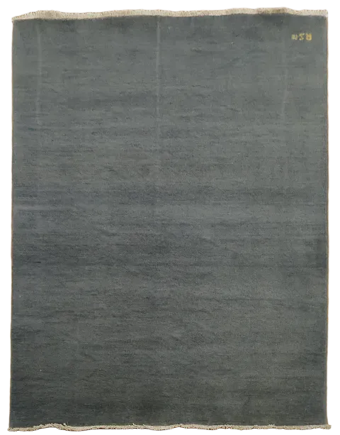 Gray Blue Modern Wool Gabbeh Oriental Rug 5x7