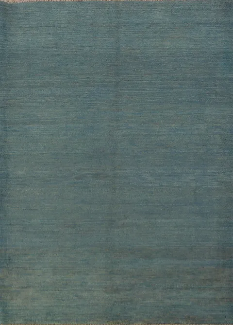 Striped Blue Gabbeh Oriental Rug 4x5