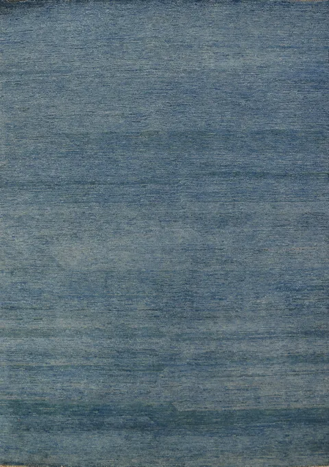Blue Modern Wool Gabbeh Oriental Rug 5x7