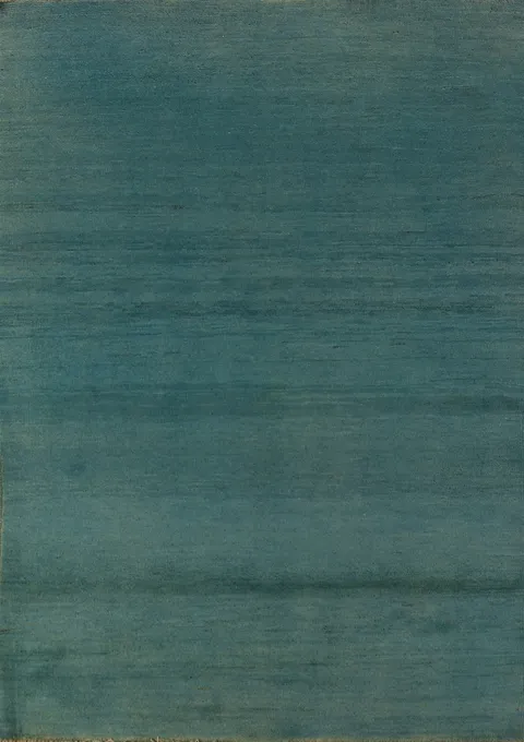 Blue & Green Gabbeh Modern Wool Accent Rug 4x6