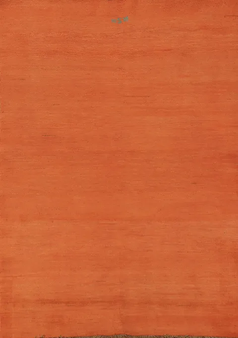 Orange Wool Gabbeh Modern Oriental Rug 5x6