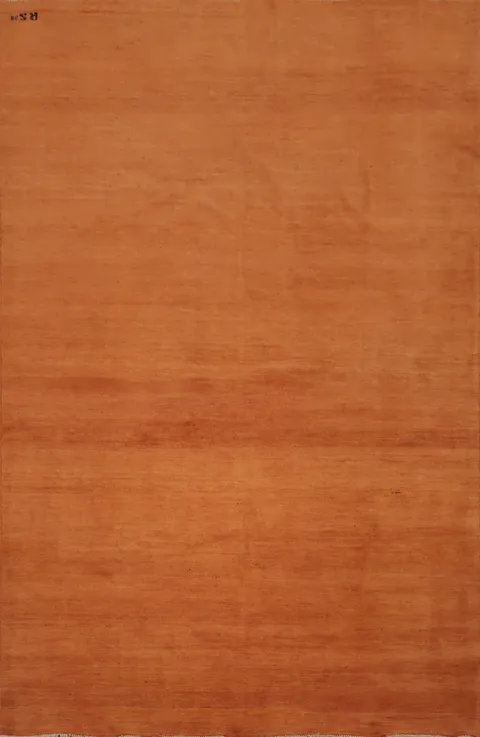 Modern Wool Gabbeh Oriental Area Rug 7x9