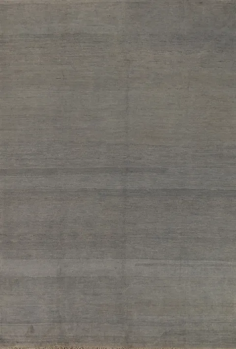 Striped Gray Gabbeh Oriental Area Rug 6x9
