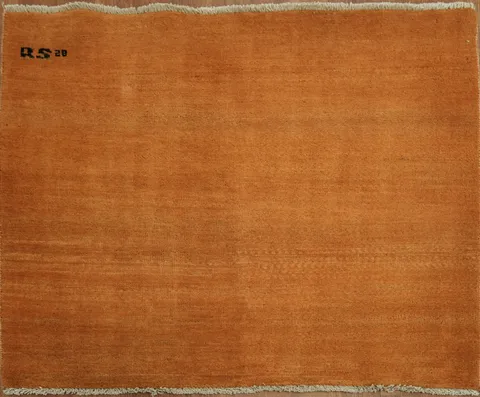 Modern Wool Gabbeh Square Rug 3x3
