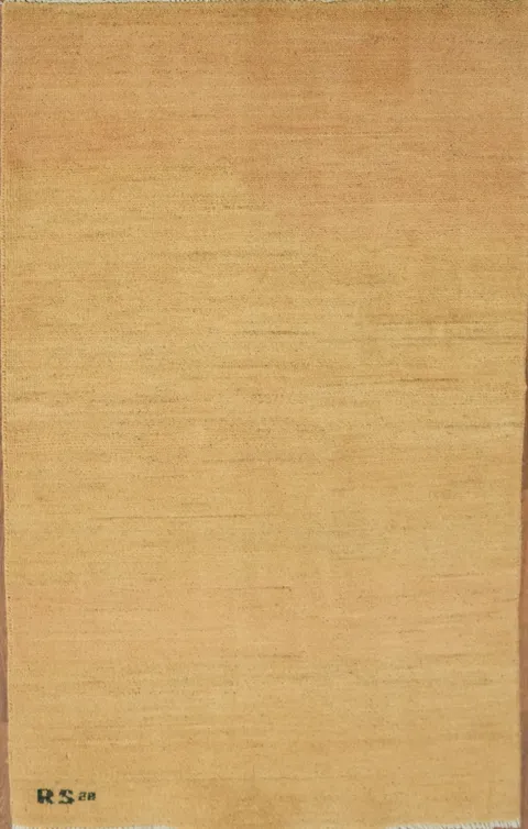 Modern Wool Gabbeh Oriental Accent Rug 3x4