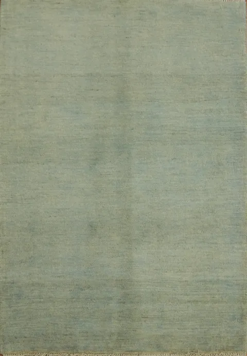 Modern Wool Gabbeh Oriental Accent Rug 3x4