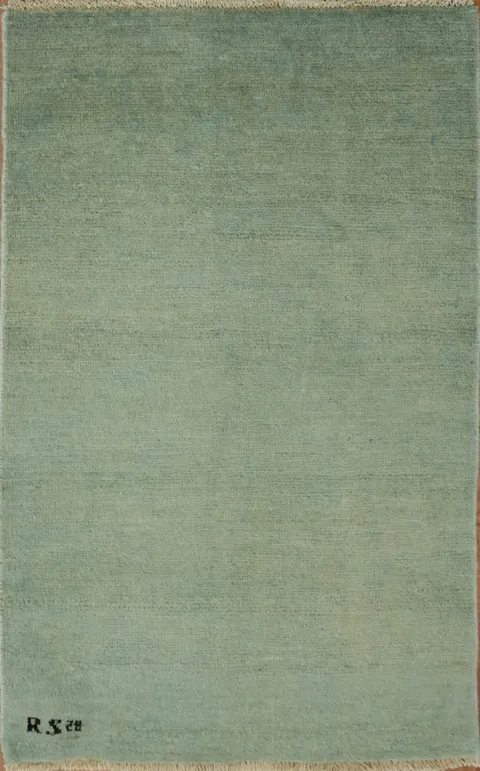 Modern Gabbeh Wool Rug 3x4