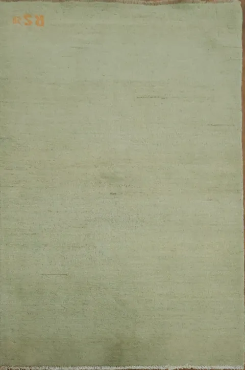 Modern Gabbeh Wool Rug 3x4