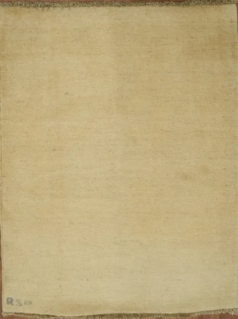 Modern Gabbeh Wool Rug 3x4