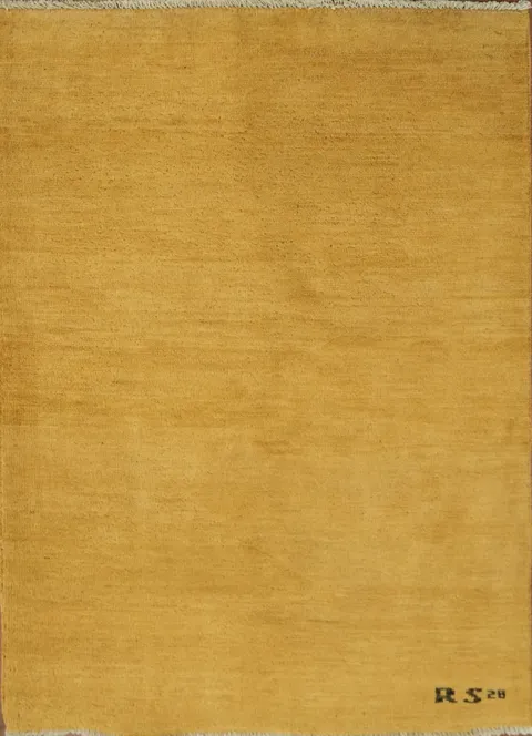 Modern Gabbeh Wool Rug 3x4