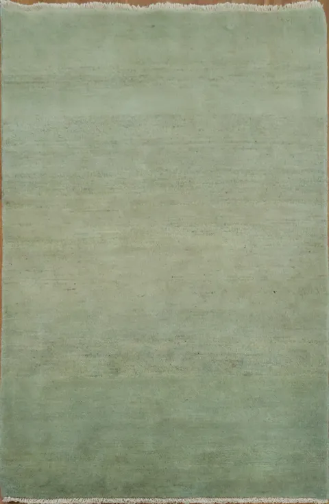 Modern Gabbeh Wool Rug 3x4