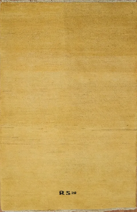 Modern Gabbeh Wool Rug 3x4