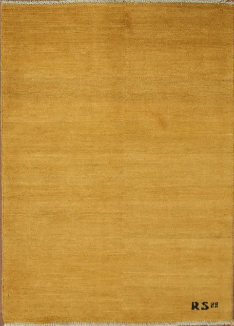Modern Gabbeh Wool Rug 3x4