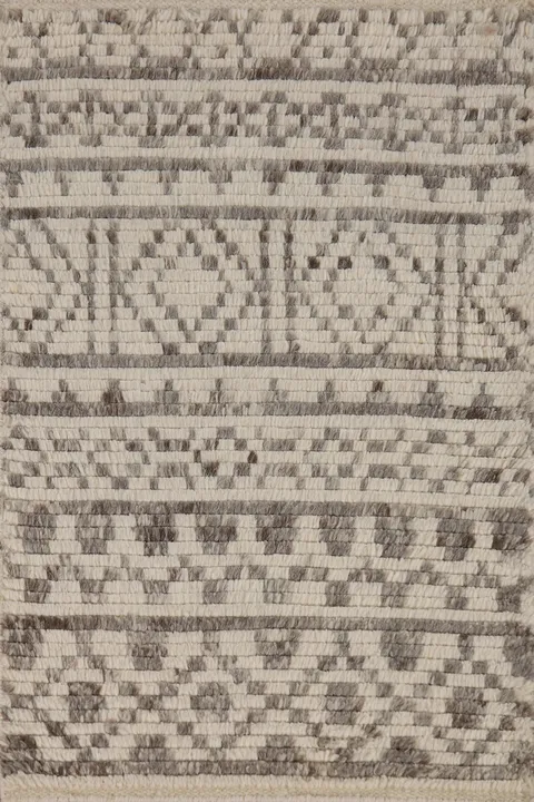 Geometric Wool Moroccan Oriental Accent Rug 2x3