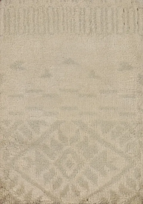 Thick Wool Handmade Moroccan Indian Accent Rug 2x3