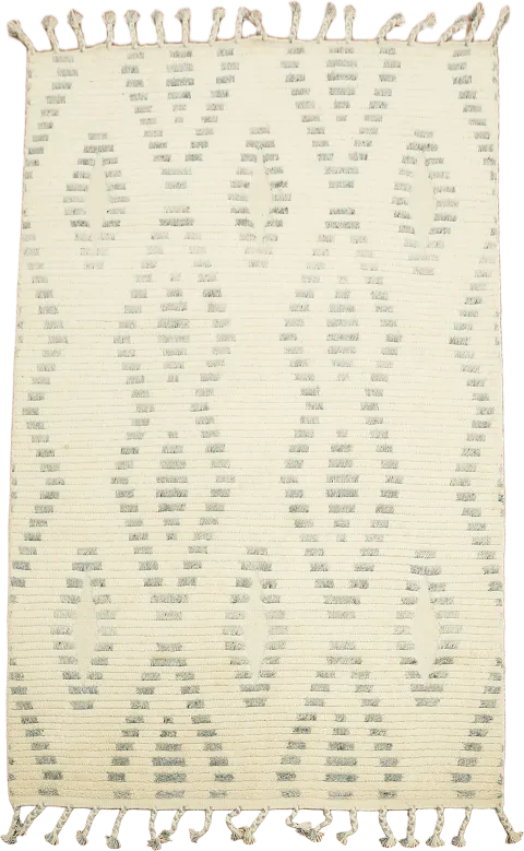 Wool Striped Moroccan Indian Area Rug 5x8