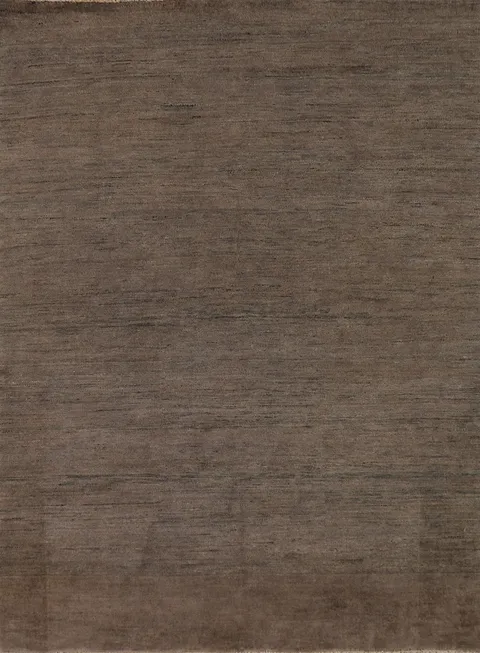 Dark Brown Gabbeh Oriental Rug 5x7