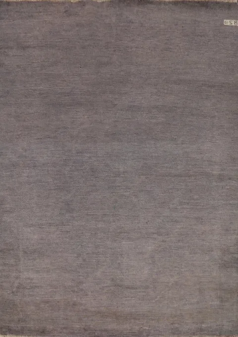 Gray Wool Modern Gabbeh Oriental Rug 5x7