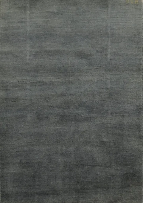 Gray Blue Gabbeh Modern Wool Foyer Rug 3x5