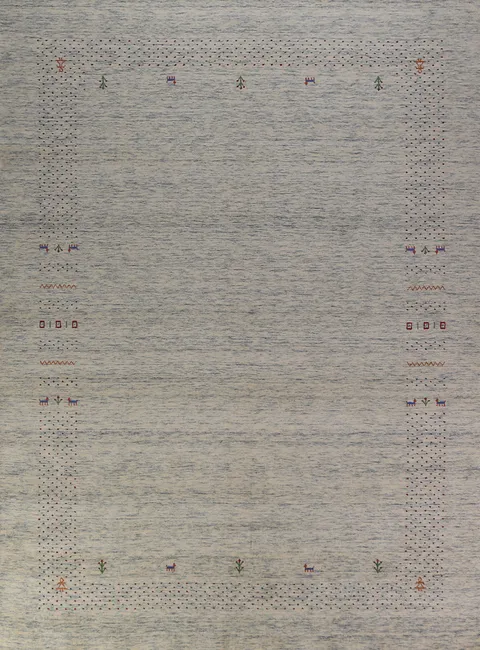 Tribal Wool Gabbeh Oriental Area Rug 9x12