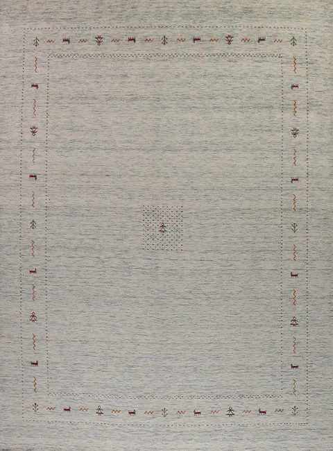 Handmade Wool Gabbeh Oriental Area Rug 9x12