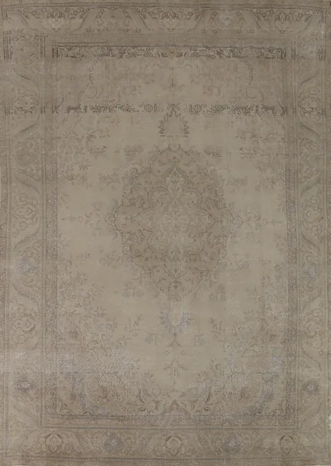 Handmade Wool Tabriz Persian Area Rug 9x13
