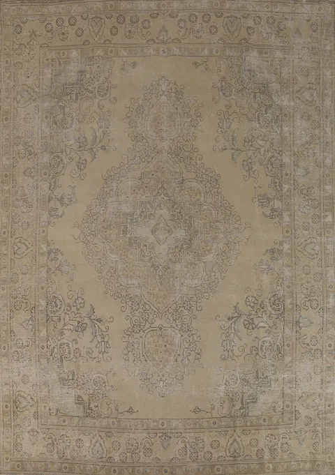 Handmade Wool Tabriz Persian Area Rug 10x13