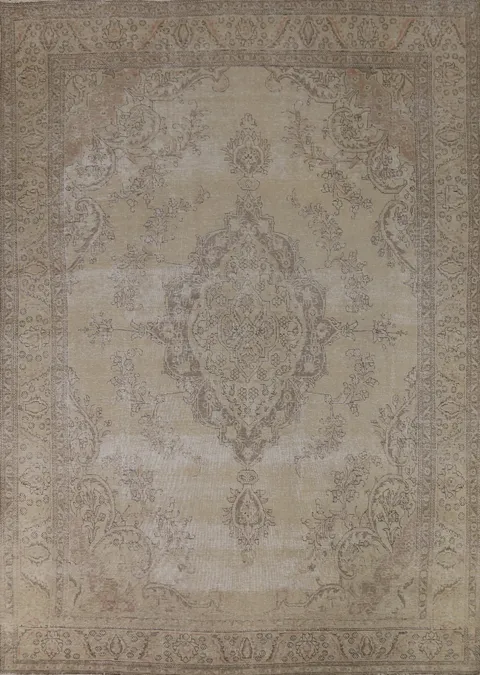 Handmade Wool Tabriz Persian Area Rug 10x13