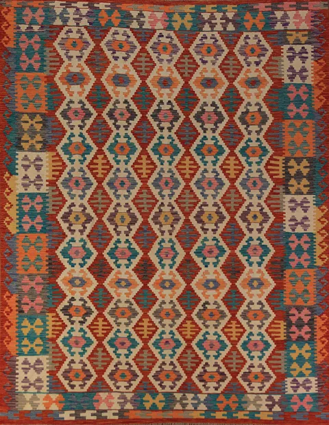 South Western Style Kilim Oriental Area Rug 8x10