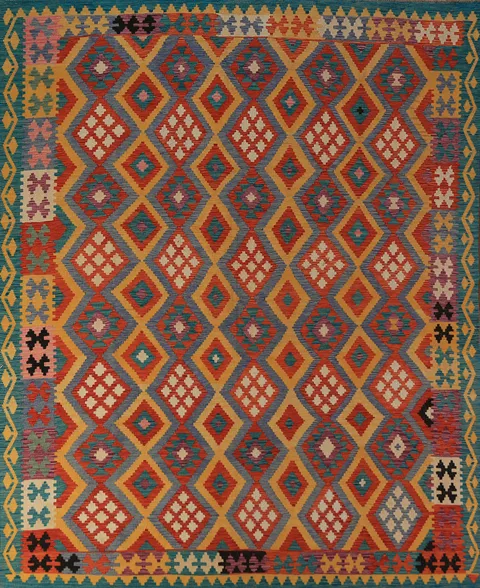 South Western Style Kilim Oriental Area Rug 8x10