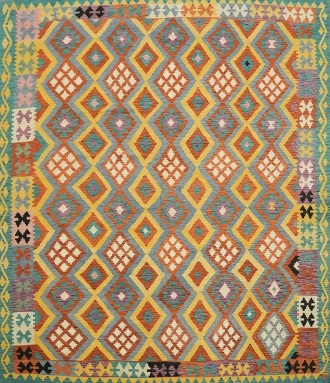 South Western Style Kilim Oriental Area Rug 8x10