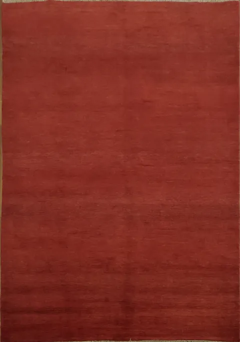 Modern Red Wool Gabbeh Oriental Area Rug 6x8