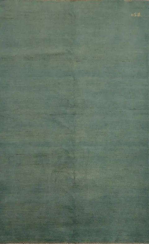 Elegant Minimalistic Gabbeh Rug 5x6 for a Contemporary Living Space