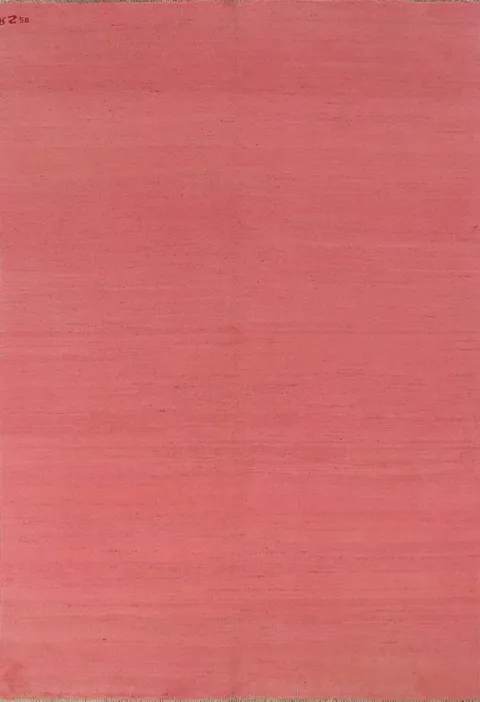 Light Pink Wool Gabbeh Modern Area Rug 6x8
