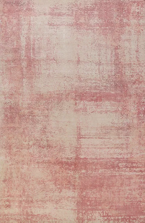 Modern Wool Abstract Indian Area Rug 5x8