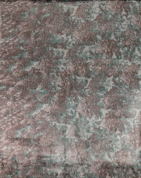 Contemporary Wool Abstract Indian Area Rug 8x10